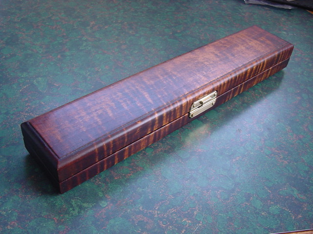 Single Chamber Tiger Maple Whistle Case